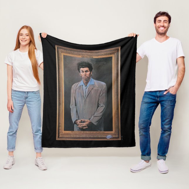 The Kramer Portrait Fleecedecke (Beispiel)