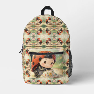 The Ladybug and the Hidden Nectar Kingdom Bedruckter Rucksack