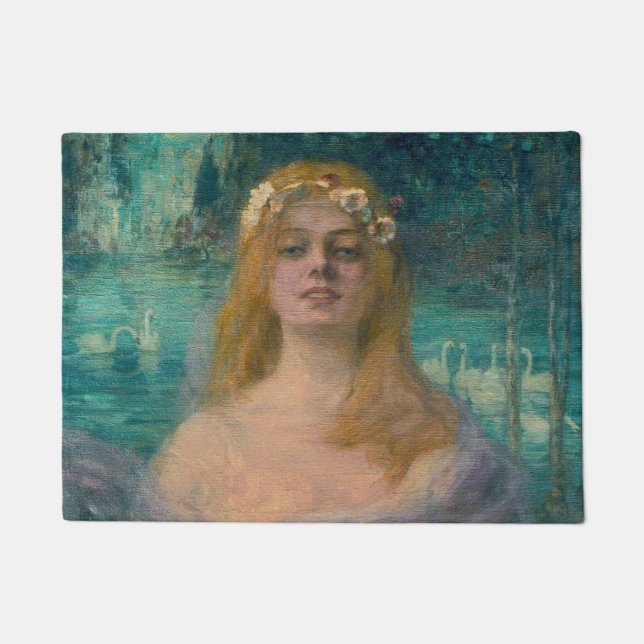 The Lake Fairy Princess (von Kimon Loghi) Fußmatte (Vorderseite)