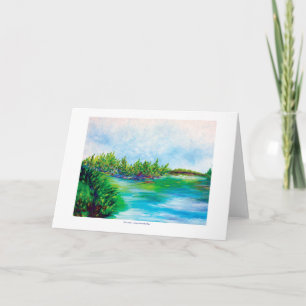 The Lake GREETING CARD Karte