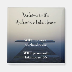 The Lake House Magnet Vacacation Rental Wifi Passw