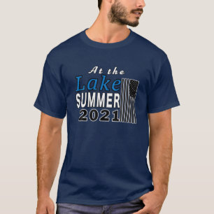 The Lake Summer 2021 American Flag T-Shirt