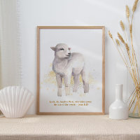 The Lamb Of God Illustration Baby Kids' Nursery