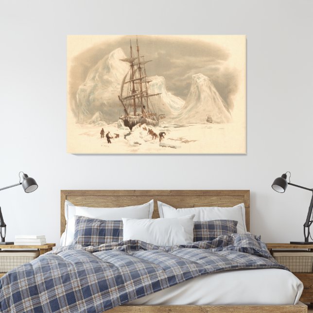 The Land’s End. Cornwall  Leinwanddruck (Insitu (Schlafzimmer))