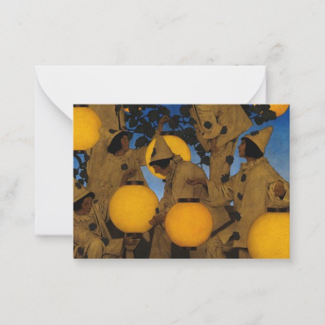 The Lantern Bearers, 1908 von Maxfield Parrish Mitteilungskarte (Vorderseite)