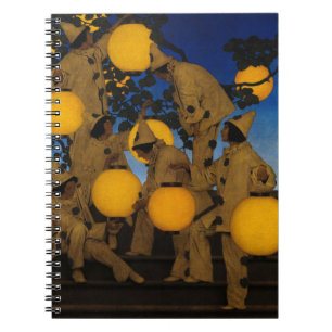 The Lantern Bearers, 1908 von Maxfield Parrish Notizblock