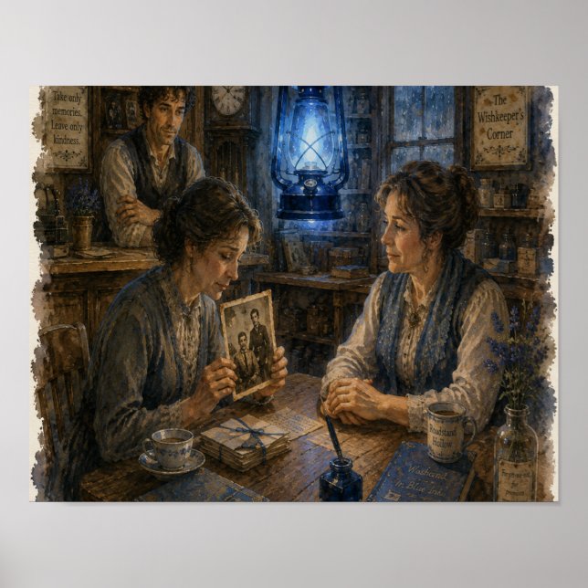 The Lantern That Flickered Blue: Plate RH-WC-B2-00 Poster (Vorne)