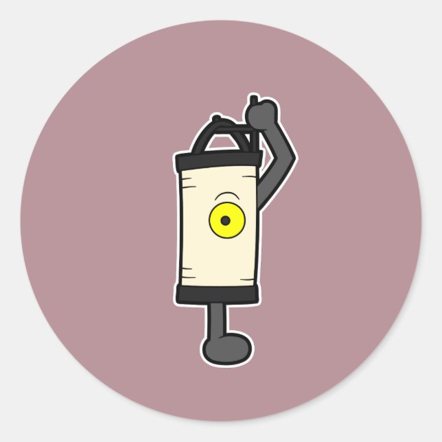 The Lantern Yokai, Chochin obake, Runder Aufkleber (Vorderseite)