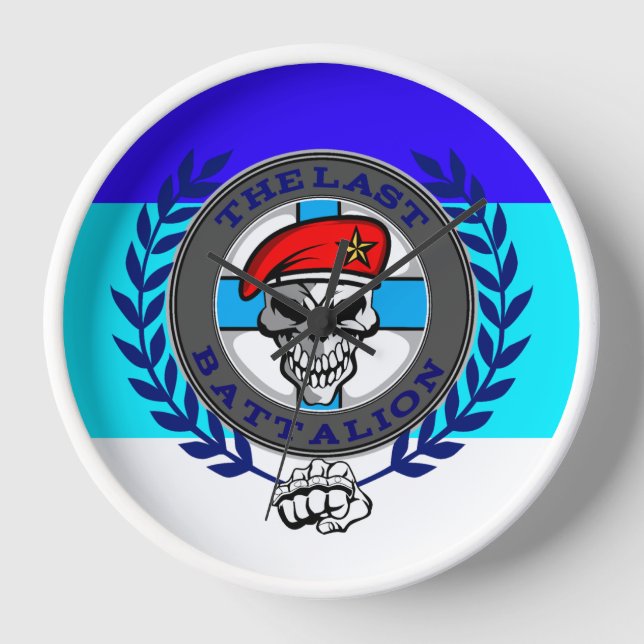 The Last Battalion - Wall Clock Uhr (Vorderseite)