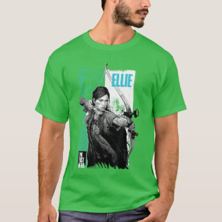 The Last of Us Ellie Bogen und Pfeil verlässt Vide T-Shirt