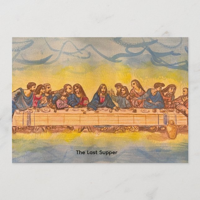 The Last Supper- Artwork Einladung (Vorderseite)