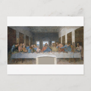 The Last Supper, Leonardo da Vinci, 1495-1498 Postkarte