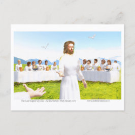 The Last Supper of Jesus - Eucharist Postkarte