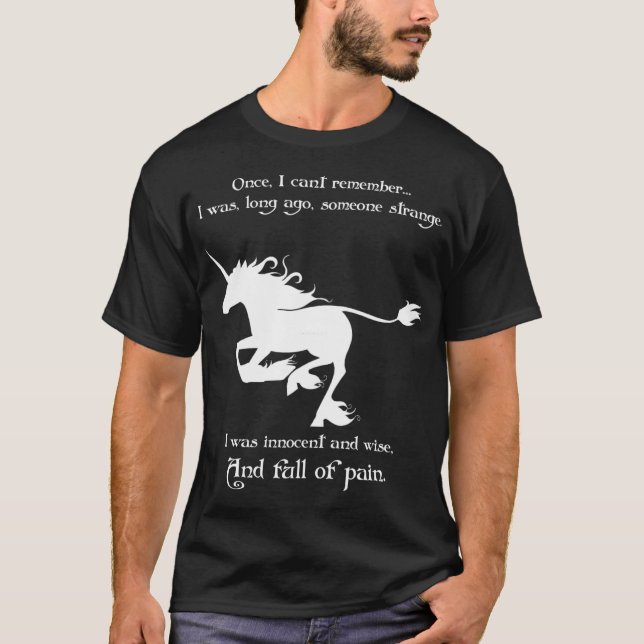 The Last Unicorn  Running retro T-Shirt (Vorderseite)