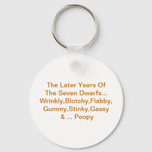 The Later Years Of The Seven Dwarfs - Keychain Schlüsselanhänger