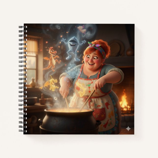 The Laughing Chef Notebook Notizbuch (Vorderseite)