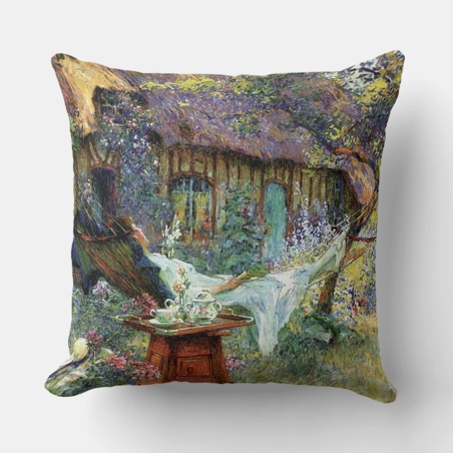 "The Lazy Afternoon" Kissen (Vorderseite)