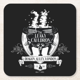 THE LEAKY CAULDRON™ Shop Grafik Rechteckiger Pappuntersetzer