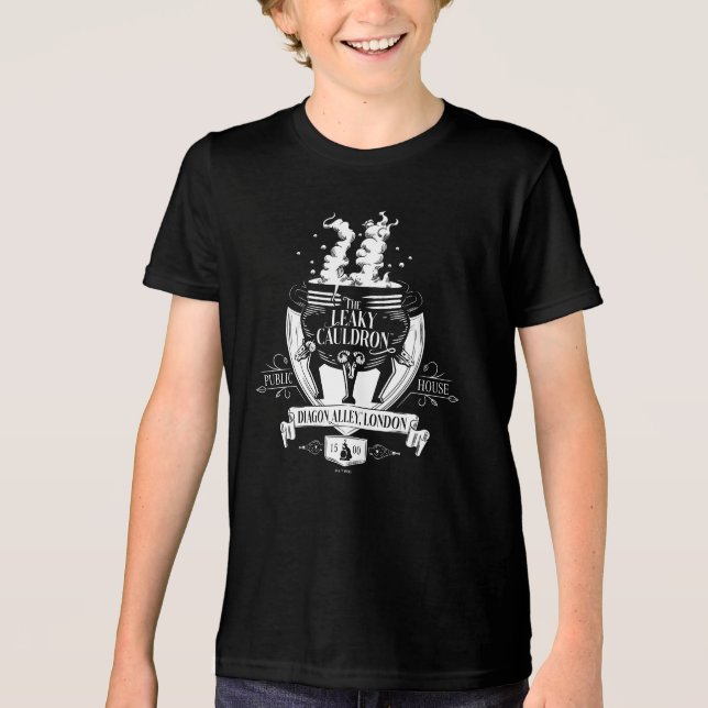 THE LEAKY CAULDRON™ Shop Grafik Tri-Blend Shirt (Vorderseite)