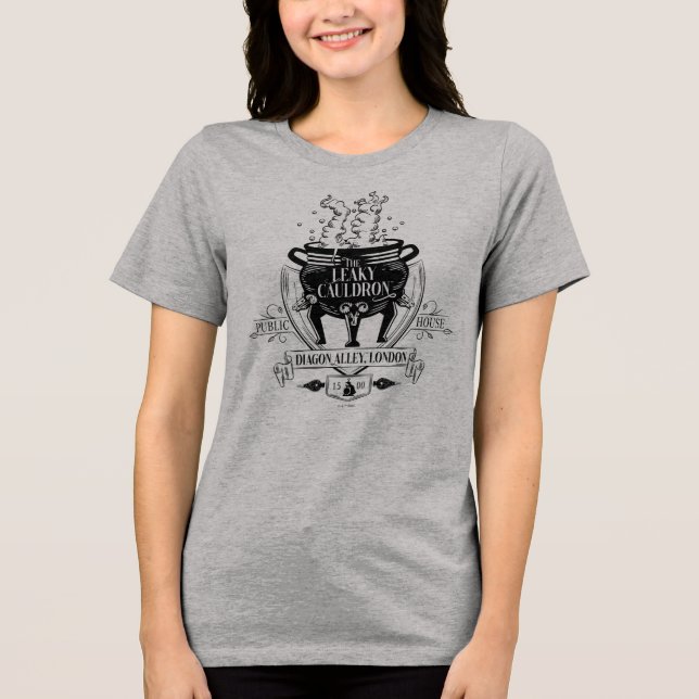 THE LEAKY CAULDRON™ Shop Grafik Tri-Blend Shirt (Vorderseite)