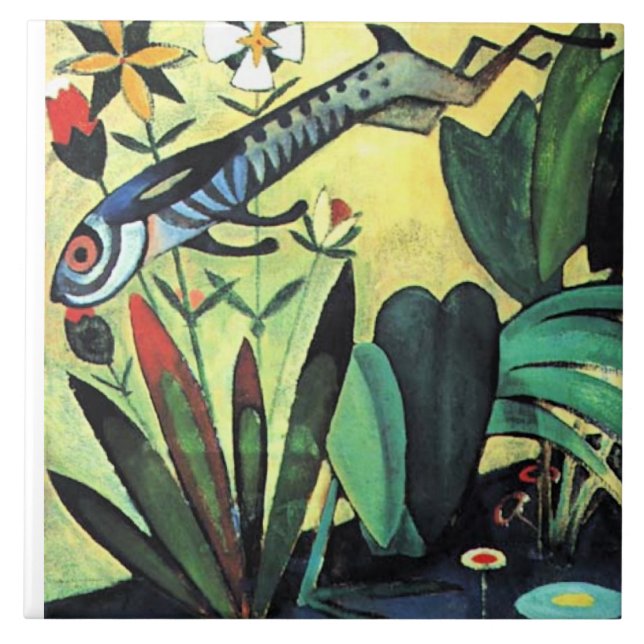 The Leap of the Rabbit Fliese (Vorderseite)