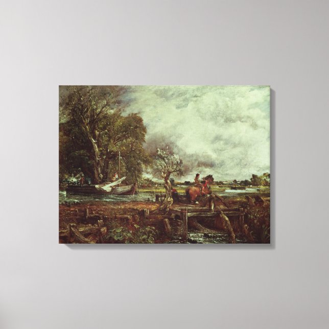 The Leaping Horse, c.1825 (Öl auf Leinwand) Leinwanddruck (Vorderseite)