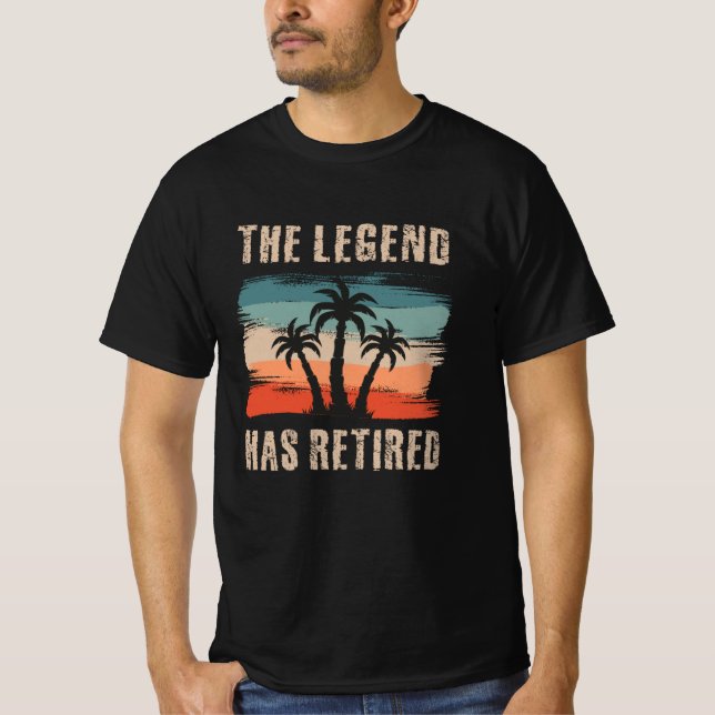 The legend has retired, Retiree T-Shirt (Vorderseite)