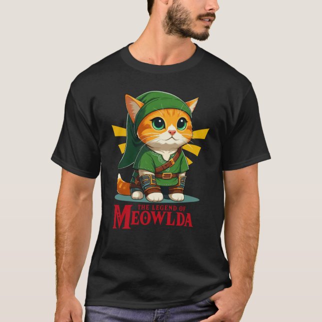 The Legend of Meowlda friend T-Shirt (Vorderseite)