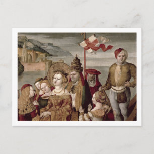 The Legend of St. Ursula, c.1530 (Öl auf Tafel) Postkarte