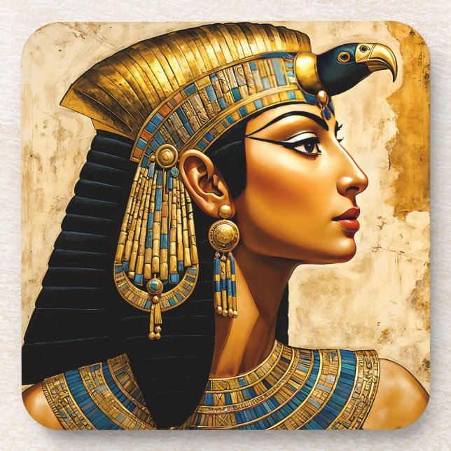 "The Legendary Cleopatra VII" Getränkeuntersetzer (Vorderseite)