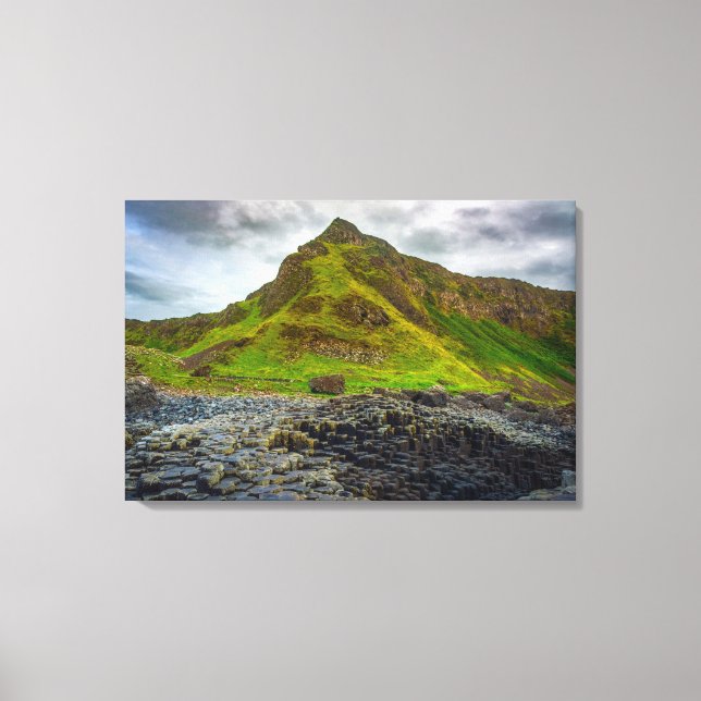 The Legendary Giant's Causeway Landscape Wall Art Leinwanddruck (Vorderseite)