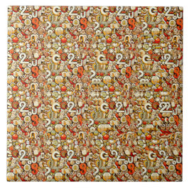 The LETTER G STEREOGRAM 4.25x4.25, 6x6 inches  Fliese