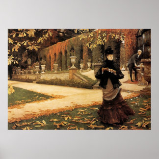 The Letter ~ James Tissot ~ Fine Art Canvas Print Poster