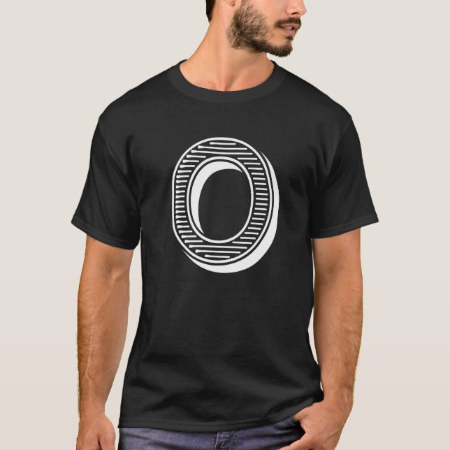 The Letter O Fun Big and Bold for Events Family Te T-Shirt (Vorderseite)