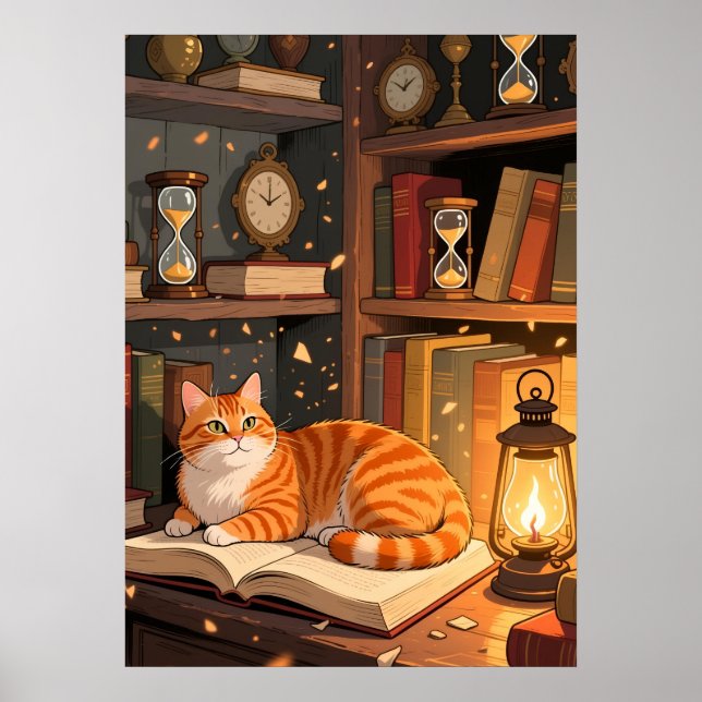 The Librarian’s Cat Poster (Vorne)