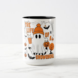 The Life a showghoul Halloween Costume Bow Boo Zweifarbige Tasse