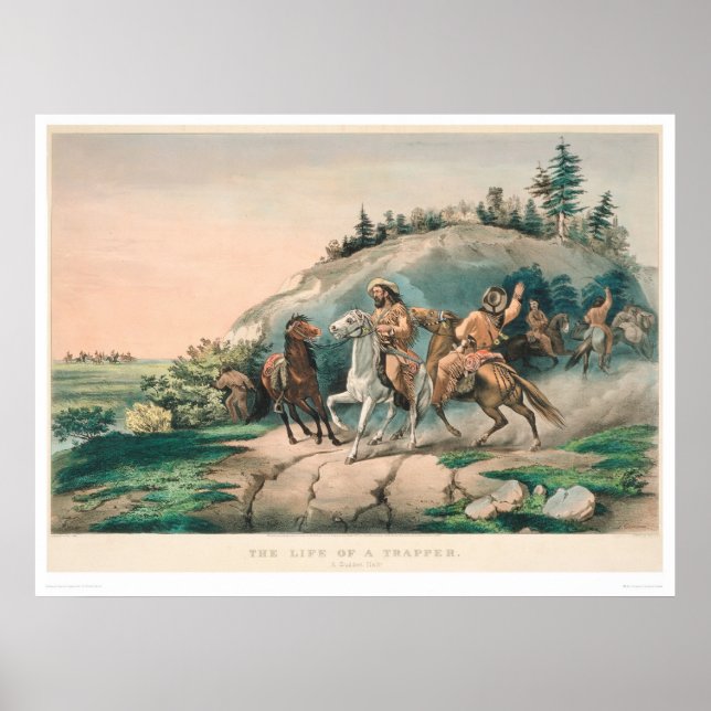 The Life of a Trapper: A Plötzlicher Halt (0877A) Poster (Vorne)