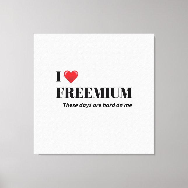 The "Life on a Budget" adulting is hard humour  Leinwanddruck (Vorderseite)