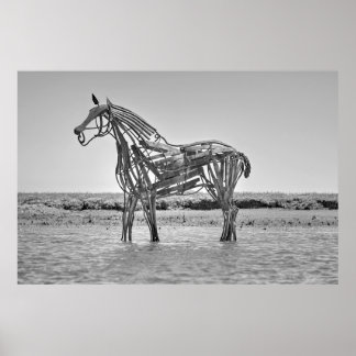The Lifeboat Horse, Wells-next-the-Sea Poster