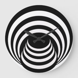 THE LIGHT CONE: Spacetime & Unendliche Möglichkeit Große Wanduhr