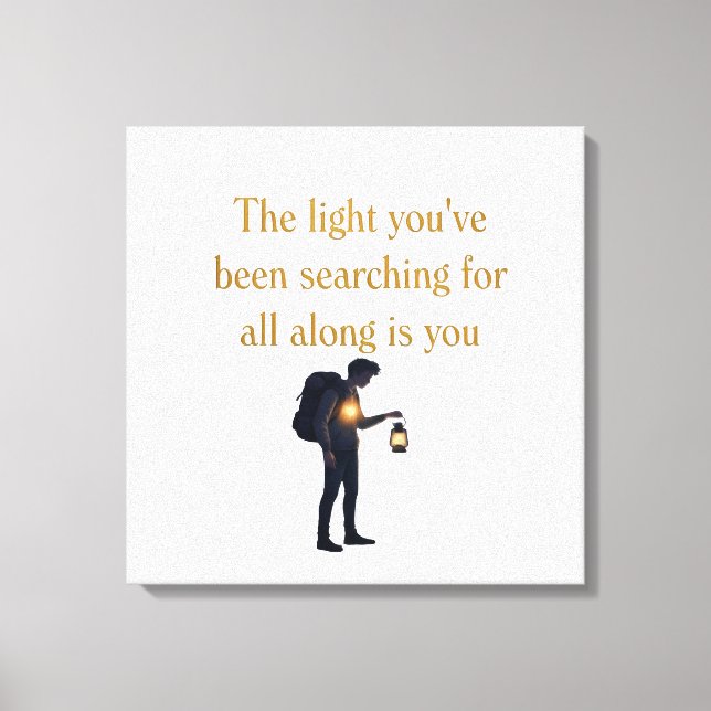 The light is you iPad Smart Cover Leinwanddruck (Vorderseite)