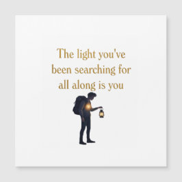 The light is you iPad Smart Cover Magnetkarte