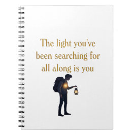The light is you iPad Smart Cover Notizblock