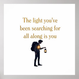 The light is you iPad Smart Cover Poster