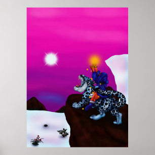 The Light of Hope Christmas Fantasy Malerei Art Poster