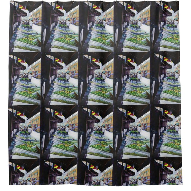 The Lighter Side of Lavender Street, Singapur Duschvorhang (Vorderseite)