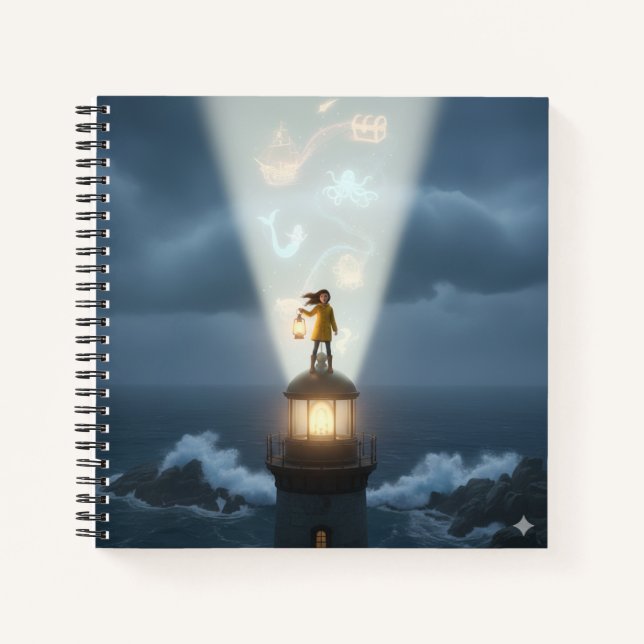 The Lighthouse Keeper Notebook Notizbuch (Vorderseite)