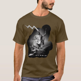 The Lightning Bolt of Zeus – Mythic Power Graphic T-Shirt