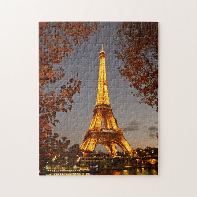 The Lights of La Tour Eiffel - Paris Puzzle (Vertikal)