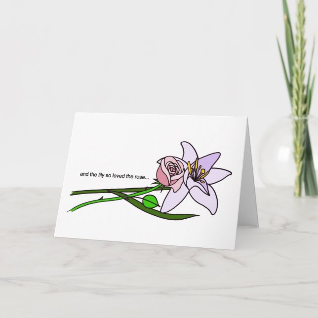the lily and the rose karte (Vorderseite)